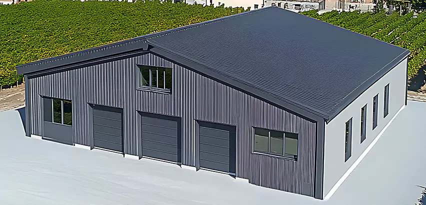 Corrugated Garage Roof Repair in Cicero