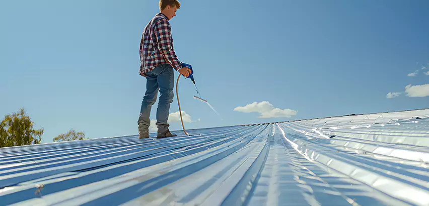 EPDM Roofing Installation Drip Edge in Cicero
