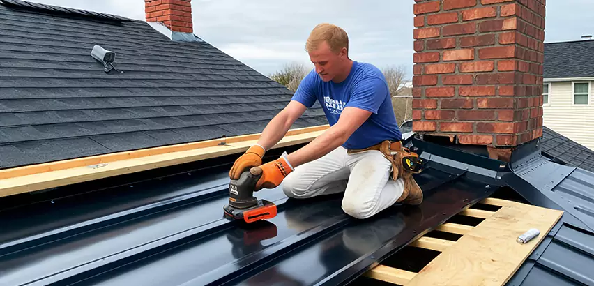 Metal Roof Leak Repair in Cicero