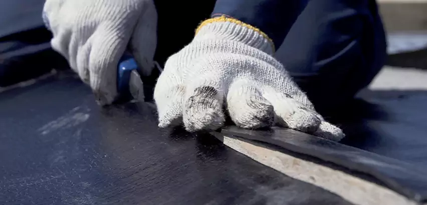 Rubber Roof Seam Repair in Cicero