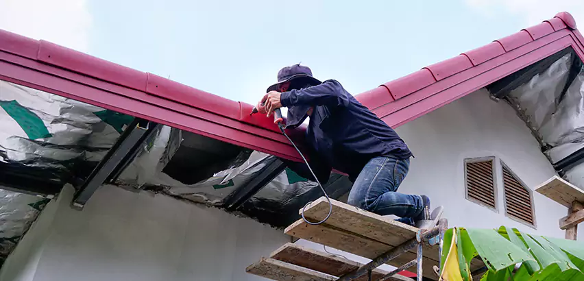 Residential Wind Damage Roof Repair in Cicero