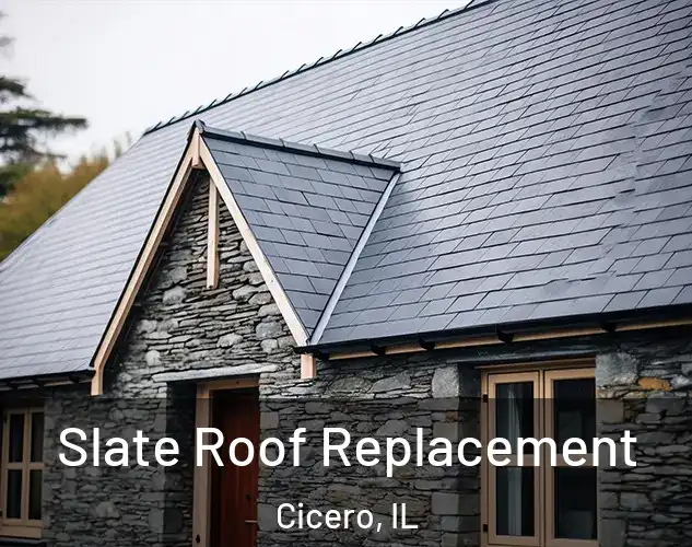  Slate Roof Replacement Cicero, IL